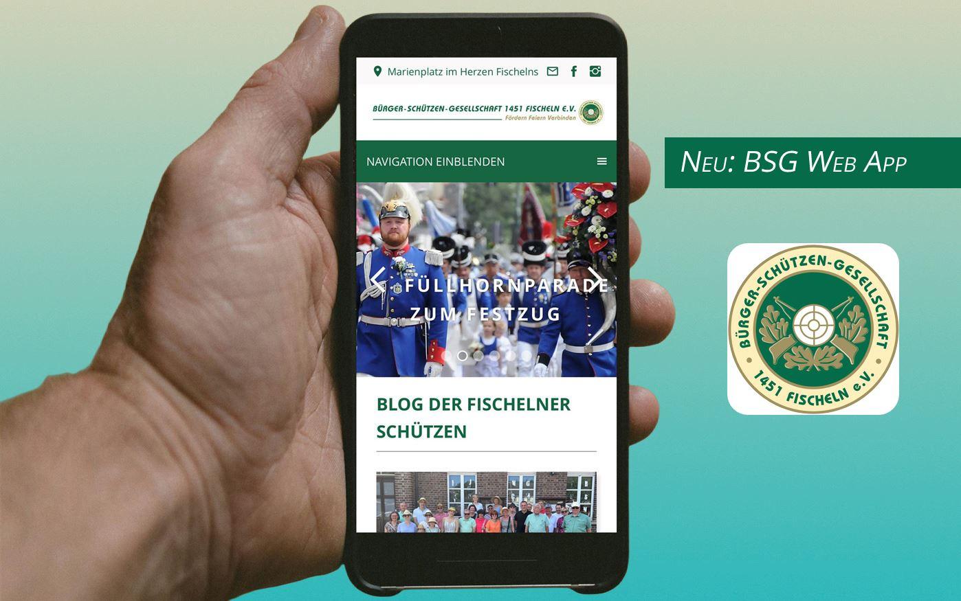 BSG Web-App für unterwegs