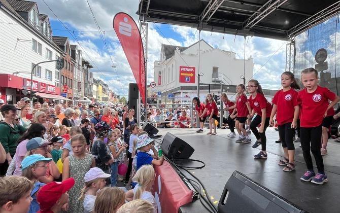 Auftritt des Fischelner Turnvereins bei den Fischeln Open 2024