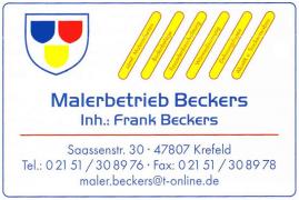 Sponsor Malerbetrieb Beckers