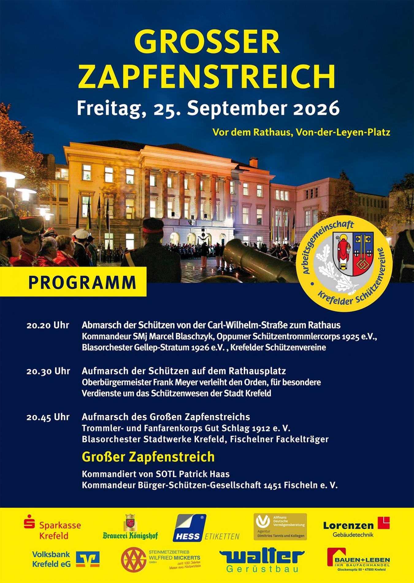 Zapfenstreich 2026